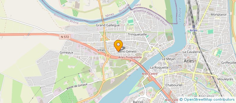 localisation de l'entreprise MADAME CECILIA SEGURA  ARLES