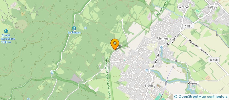 localisation de l'entreprise MADAME CECILIA SOLONDOETA  THOIRY