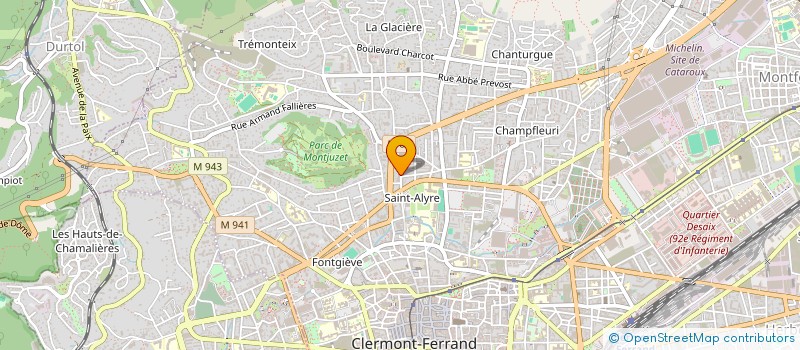 localisation de l'entreprise MADAME CECILIA SPOTO  CLERMONT-FERRAND