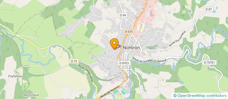 localisation de l'entreprise MADAME CECILIA SZELY  NONTRON