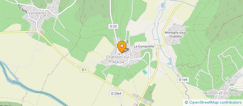 localisation de l'entreprise MADAME CECILIA THIEBAULD à CHATILLON-SUR-MARNE