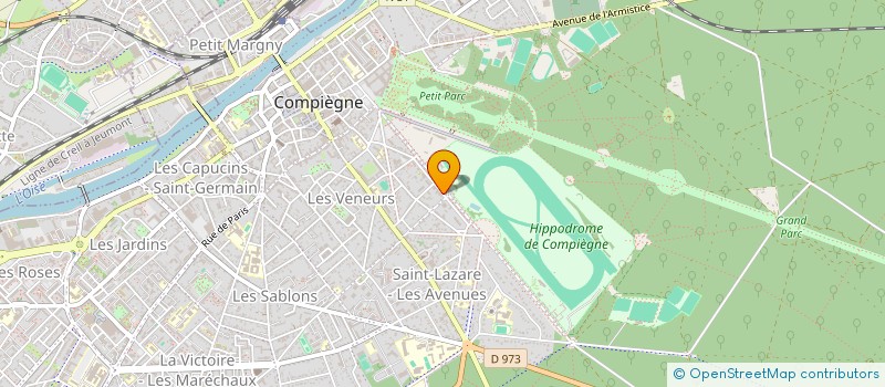 localisation de l'entreprise MADAME CECILIA TISSERAND  COMPIEGNE