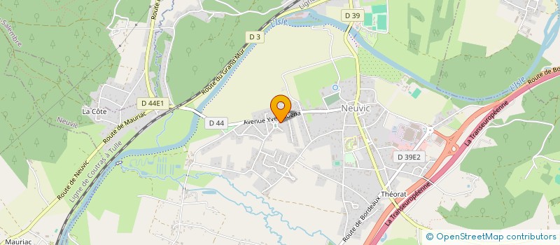 localisation de l'entreprise MADAME CECILIA TOGBA  NEUVIC