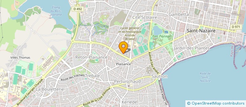 localisation de l'entreprise MADAME CECILIA TONOLO à SAINT-NAZAIRE