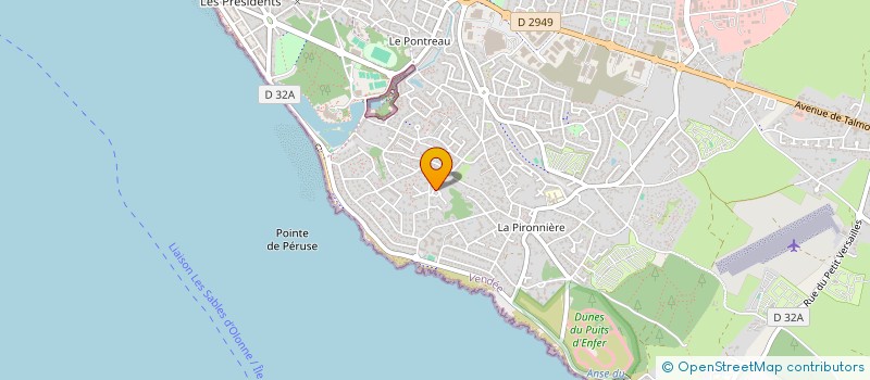 localisation de l'entreprise MADAME CECILIA VIGNEAULT à LES SABLES D'OLONNE