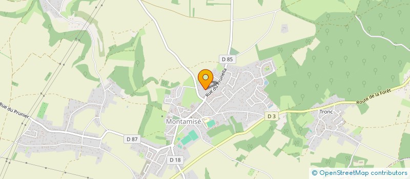 localisation de l'entreprise MADAME CECILIA VOIRY  MONTAMISE