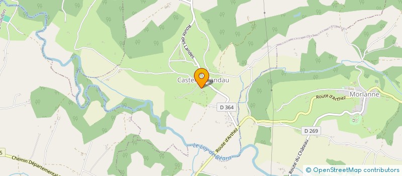 localisation de l'entreprise MADAME CECILIE DALLEMAGNE  CASTEIDE-CANDAU