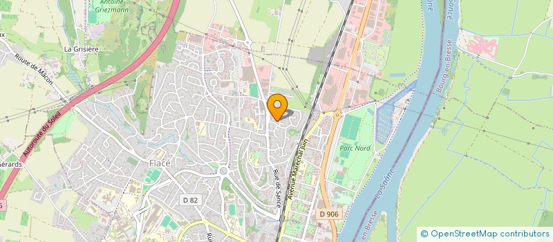 localisation de l'entreprise MADAME CECILIE GRARD  MACON