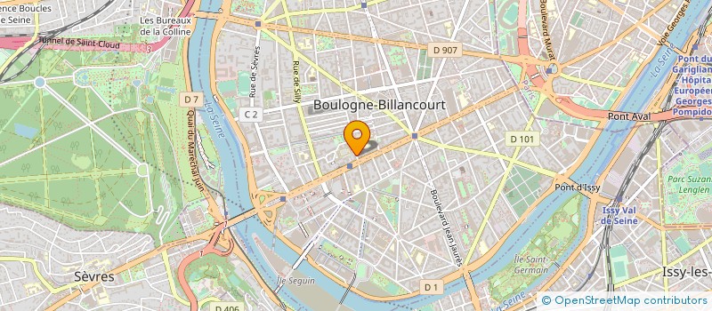 localisation de l'entreprise MADAME CECILIE REYNET à BOULOGNE-BILLANCOURT