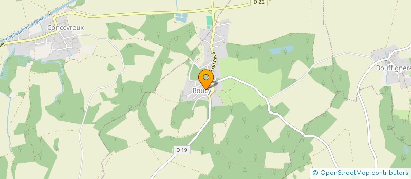 localisation de l'entreprise MADAME CECILLE BILLET  CONCEVREUX