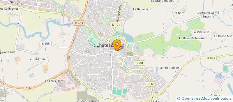 localisation de l'entreprise MADAME CECILLE DALIDET  CHATEAUGIRON