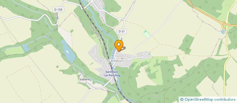 localisation de l'entreprise MADAME CECILY ABRUNHOSA à SANTEUIL