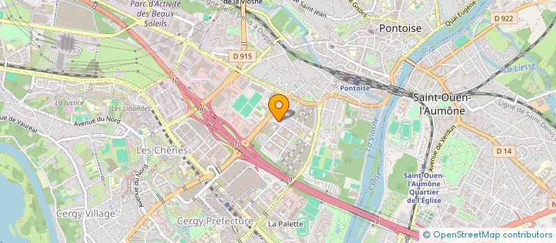 localisation de l'entreprise MADAME CECYLIA BOURAI à PONTOISE