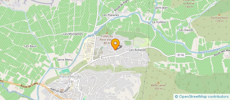 localisation de l'entreprise MADAME CECYLIA MARINO à PIERREFEU-DU-VAR