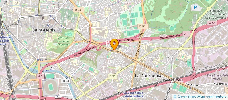 localisation de l'entreprise MADAME CEDA GHEORGHE  SAINT-DENIS