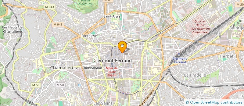 localisation de l'entreprise MADAME CEDRINA DOUDOU  CLERMONT-FERRAND