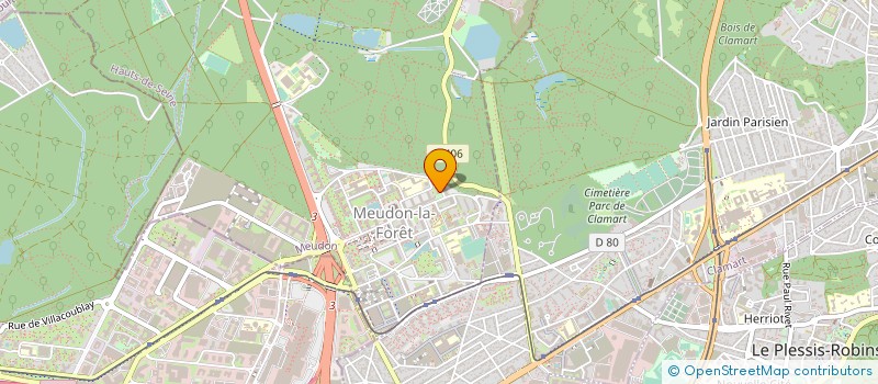 localisation de l'entreprise MADAME CEDRINE ABON  MEUDON