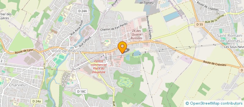localisation de l'entreprise MADAME CEDRINE COPPOLA à TIGNIEU-JAMEYZIEU