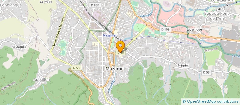 localisation de l'entreprise MADAME CEDRINE GAILLIEN à MAZAMET