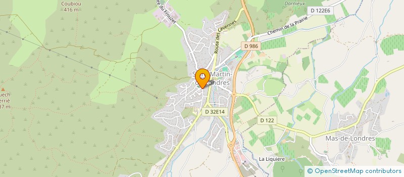 localisation de l'entreprise MADAME CEDRINE JUPIN  SAINT-MARTIN-DE-LONDRES