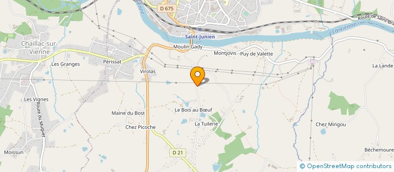 localisation de l'entreprise MADAME CEFORA STEIS à SAINT JUNIEN