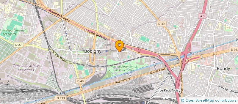 localisation de l'entreprise MADAME CELANIE LEGROS à BOBIGNY