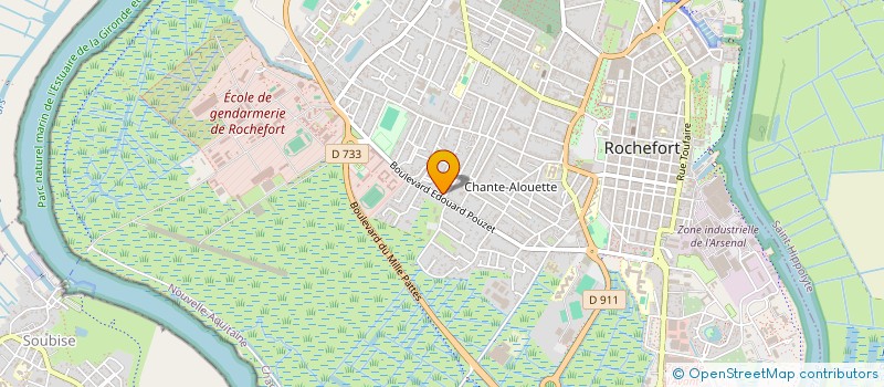 localisation de l'entreprise MADAME CELANIE NORMANDIN  ROCHEFORT