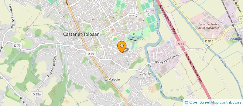 localisation de l'entreprise MADAME CELAYA VERGNAUD à CASTANET-TOLOSAN