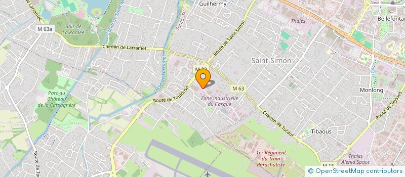 localisation de l'entreprise MADAME CELENA GARCIA  CUGNAUX