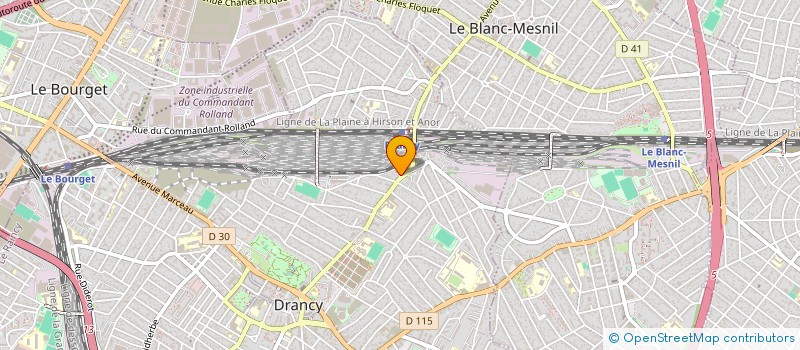 localisation de l'entreprise MADAME CELENE FRANEL à DRANCY