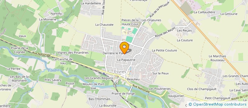 localisation de l'entreprise MADAME CELENIE ROHEL  ESVRES