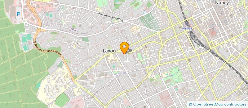 localisation de l'entreprise MADAME CELESTE BLANCHARD  LAXOU