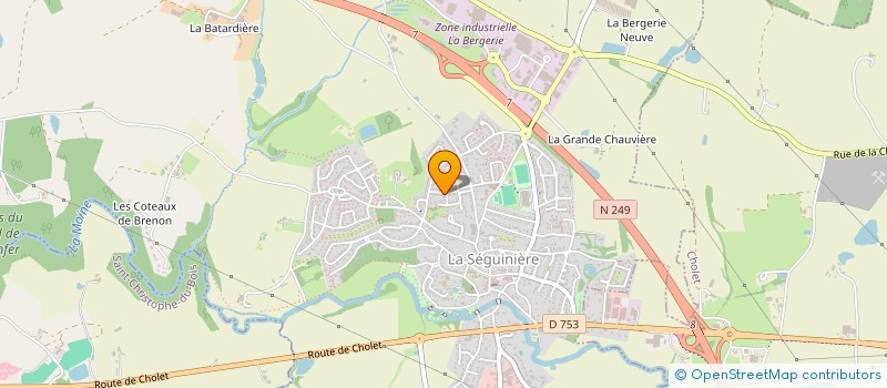 localisation de l'entreprise MADAME CELESTE FILLAUDEAU  LA TESSOUALLE