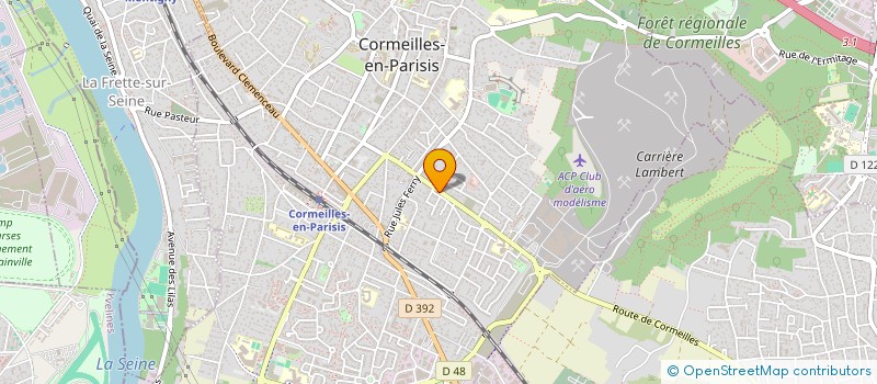 localisation de l'entreprise MADAME CELESTE MIRANDA COSTA  CORMEILLES-EN-PARISIS