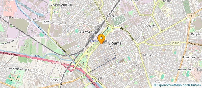 localisation de l'entreprise MADAME CELESTE ONTHANK  REIMS