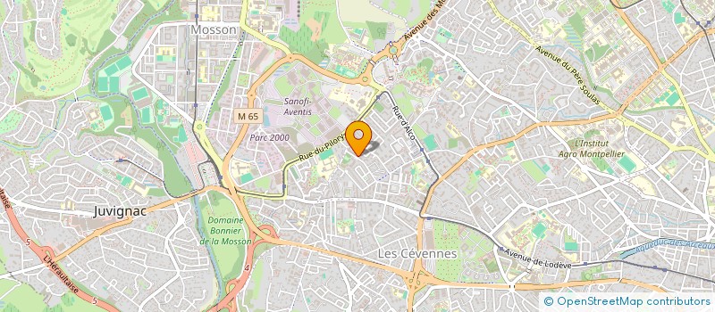 localisation de l'entreprise MADAME CELESTE PARIS  MONTPELLIER