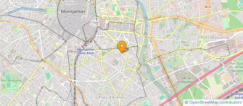 localisation de l'entreprise MADAME CELESTE PERROTTEY à MONTPELLIER