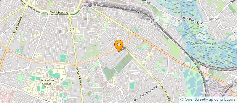 localisation de l'entreprise MADAME CELESTE RAMIS  AMIENS