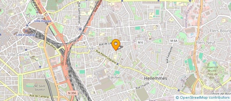 localisation de l'entreprise MADAME CELESTE ROSA PAIS  LILLE