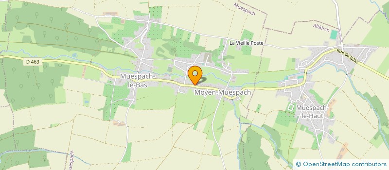 localisation de l'entreprise MADAME CELESTE SCHMITT  MUESPACH