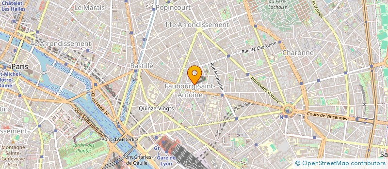 localisation de l'entreprise MADAME CELESTE TAVARES  PARIS