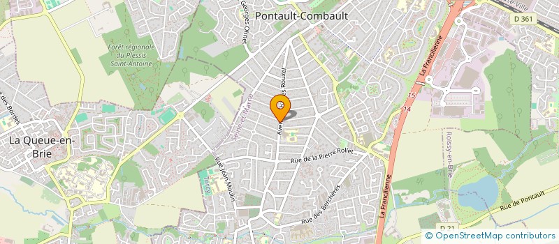 localisation de l'entreprise MADAME CELESTINA FERNANDES à PONTAULT-COMBAULT
