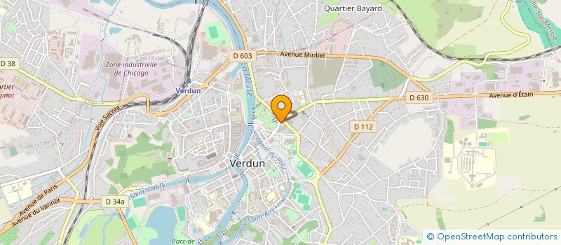 localisation de l'entreprise MADAME CELESTINE CLAISSE  VERDUN