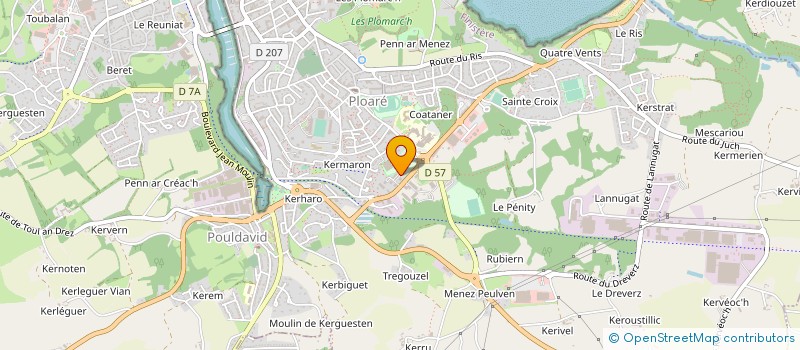 localisation de l'entreprise MADAME CELESTINE DOEDENS  DOUARNENEZ