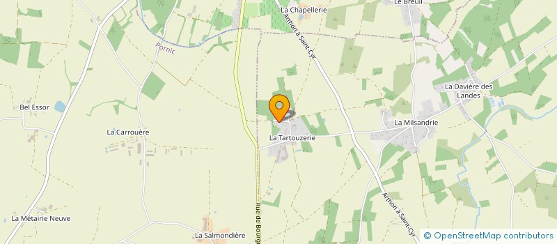 localisation de l'entreprise MADAME CELESTINE DOINEL  SAINT-HILAIRE-DE-CHALEONS