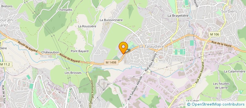 localisation de l'entreprise MADAME CELESTINE LOPEZ à LA TALAUDIERE