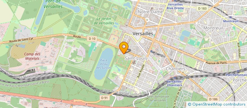 localisation de l'entreprise MADAME CELESTINE MASQUELIER à VERSAILLES