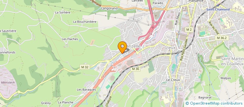 localisation de l'entreprise MADAME CELESTINE ROCHE à SAINT-CHAMOND