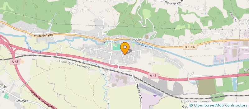 localisation de l'entreprise MADAME CELESTINE RUYSSEN  CESSIEU