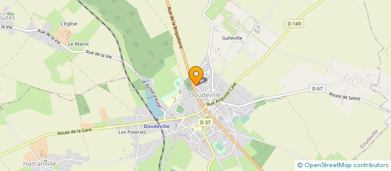 localisation de l'entreprise MADAME CELESTINE TOCQUEVILLE  DOUDEVILLE